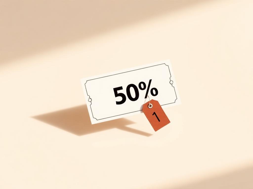 Illustration of a discount coupon